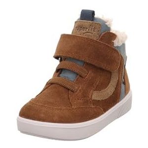 Superfit Baby Jungen SUPIES leicht gefütterte Gore-Tex Sneaker, BRAUN/BLAU 3000