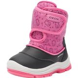 Geox Baby-meisje B Flanfil Girl B ABX enkellaars, Black Fuchsia, 21 EU