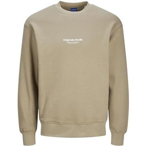 JACK & JONES Jorvesterbro Sweat Crew Neck Noos Sweatshirt voor heren, Silver Sage, XS