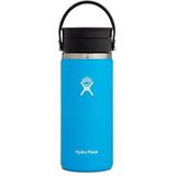 HYDRO FLASK - Roestvrij Stalen Thermobeker van 473 ml - Vacuümgeïsoleerde Reisbeker met Lekvrije Flex Sip Dop - Koffie Beker voor Warme en Koude Dranken - BPA-Vrij - Brede Opening - Pacific