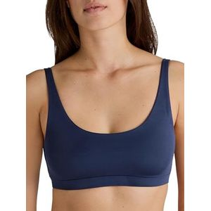 Calida - Natural Skin - Bustier - Pauwenblauw - Katoen
