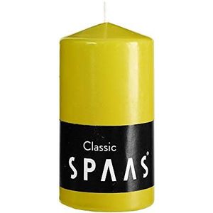 SPAAS Cilinderkaars 60/150 mm, ± 45 uur, geurloos - herfstgeel
