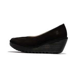 Fly London Yeif566fly wiggen voor dames, Zwart, 9 UK