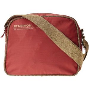 Bensimon Unisex-Volwassen kleur tas schoudertas, Rouge (746 Roux), Eén maat