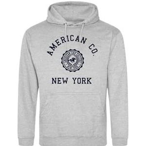 AMERICAN COLLEGE USA Sweatshirt Sweatshirt Print Warme Kleding Unisex Kinderen Jongens en Meisjes Casual Model ACSCW4 MELL Grey 8 Jaar, Grijs, 8 ans