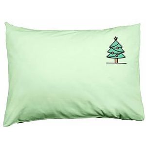 Bona Basics, Decoratieve kussenhoes, Huisdecoratie, voor bank, cafetaria, Afmeting: 50x35 cm, Kleur: Licht Groen