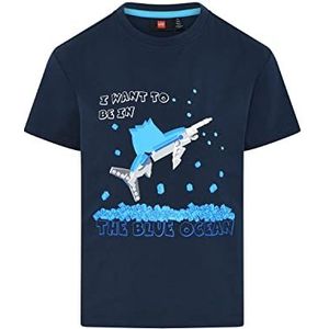 LEGO Jongens T-shirt LWTaylor 302, 590 Dark Navy, 104 Unisex, Volwassenen