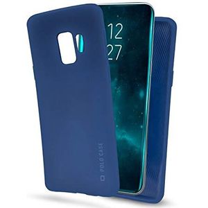 SBS Samsung Galaxy S9 hoes flexibel TPU zijde touch hoes blauw