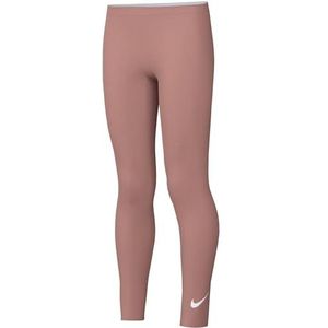 Nike DD6482-618 G NSW Favorites SWSH LGGNG LBR Leggings voor meisjes, rood Stardust/wit, maat S, Red Stardust/White, S