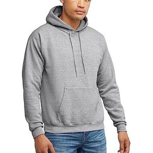 Hanes Heren EcoSmart Hoodie, Midweight Fleece, Pullover Hooded Sweatshirt, Lichtgewicht Staal, S