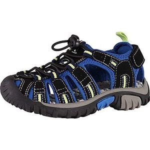 McKINLEY Unisex kinderen Vapor II Jr. Trekking- & wandelschoenen halfhoog, Zwart Black Blue Lime 914, 23 EU