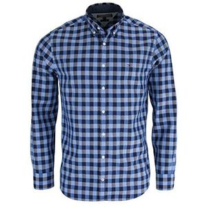 Tommy Hilfiger Heren vrijetijdshemd Multi Gingham Nf2, meerkleurig (Peacoat-pt/Shirt Blue/Multi 370), L