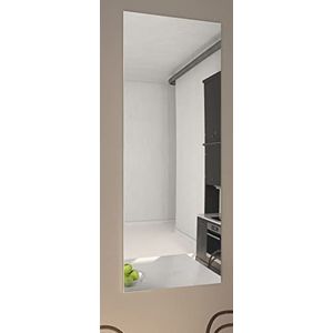 Zalena Zelfklevende deurspiegel, 3 mm, frameloze spiegel om op te plakken, ideaal voor kleine woningen, studentenWG's, 50 x 120 cm