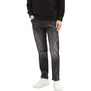 Tom Tailor Denim Tapered Slim Fit Jeans heren 1035511,10219 - Used Mid Stone Grey Denim,36W / 36L