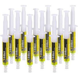 Errecom Brilliant - 12 x 7,5 ml, UV Refrigerant Leak Detector Dye for Air Conditioning and Refrigeration Systems, (adapters not included)