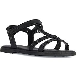 Geox J Karly Girl sandalen voor meisjes, zwart, 38 EU