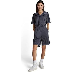 G-STAR RAW Dames Baseball Size Playsuit Jumpsuit, Blauw (fantem blue D137-863), S