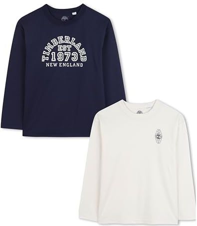 Timberland - T60539 - T-shirt - 2 Eenheden - Jongens - Lange Mouwen