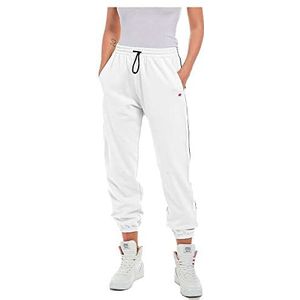 Replay Dames W8068 casual broek, 001 wit, XL, 001, wit, XL