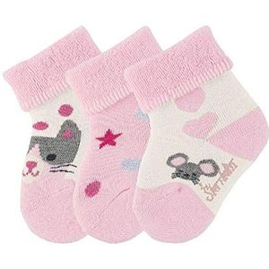 Sterntaler baby - meisjes sokken baby-sokjes pak van 3 kat
