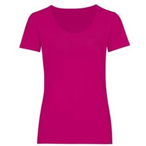 Trigema - T-shirt - Magenta - TRIGEMA T-shirt - Korte Mouwen