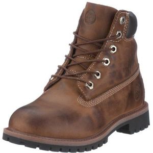 Timberland Authentics Boots 80914, uniseks - kinderlaarzen, bruin, (burnished brown nubuck), bruin, 37 EU