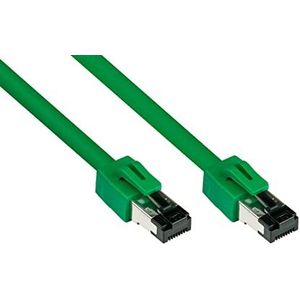 Kabelmeister SO-37405 PREMIUM Cat 8 patchkabel met vergrendelingsbescherming RNS, 40 gigabit, koperen geleider/CU, S/FTP, PiMF, 2000MHz, halogeenvrij, 25 m groen