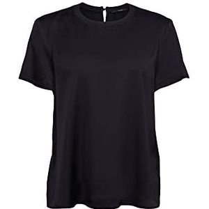 Esprit Collection Satijnen blouse, Lenzing™ Ecovero, zwart, XXS