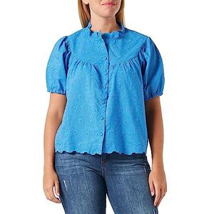 Naf Naf Elegant overhemd voor dames, Adriaanblauw, 34 NL