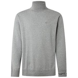 Pepe Jeans Andre Turtle Neck shirt met lange mouwen voor heren, grijs (grijs Marl), XL