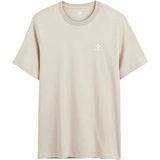 Converse - GO-TO EMBROIDERED STAR CHEVRON TEE - T-shirt - Beach Stone - Uniseks