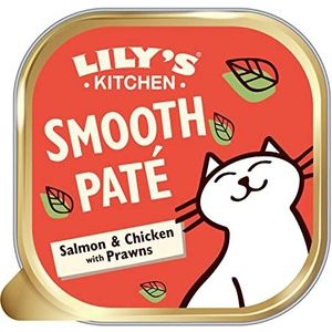 Lily's Kitchen Fijne Paté voor Volwassen Katten 19 x dienblad 85g - Vangst van de dag