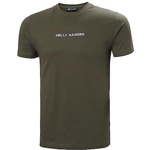 Helly Hansen Mens Core Graphic T-Shirt, Utility Green, M