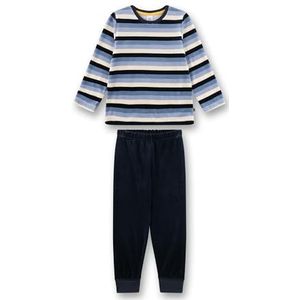 SANETTA - Pyjamaset - Blauw - Jongens - Lange Mouwen - Gestreepte Top