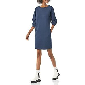 Amazon Essentials Dames fleece blouse mouw ronde hals sweatshirt jurk (verkrijgbaar in grote maten), marineblauw, XX-Large