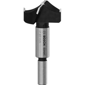 Bosch 1x Expert gelamineerd hout scharnierboor (voor kunststof gecoate platen, massief houten meubelplaat, 40,00 mm, professionele accessoires staande boor)