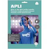 APLI 10248 - Glow in the Dark A4 transferpapier 3 vellen