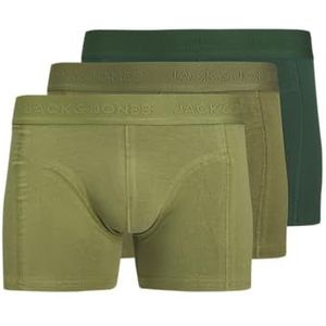 JACK & JONES Heren Jacordinary Trunks 3 Pack Noos, dennengroen, l (3 stuks), pine green, L