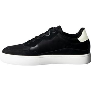 Calvin Klein - Zwarte Leren Heren Sneaker - 41 EU - Fitness-schoenen