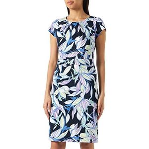 Gerry Weber Dames 180025-31549 jurk, blauw print, 44, Blauw opdruk, 44