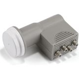 TELE System QUAD LNB, converter met 4 onafhankelijke uitgangen, LTE Stop - Low Noise Block-converter TS401F. Weerbescherming voor stabiele en betrouwbare ontvangst