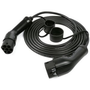 Oplaadslang voor elektrische auto, type 2, 5 meter, 16 A, 480 V, beschermingsklasse IP55, ideaal voor het veilig, snel en efficiënt opladen van je elektrische voertuig.