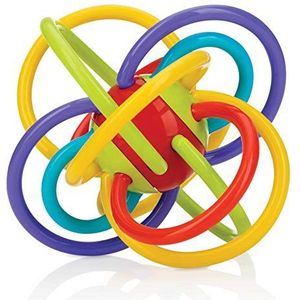 Nuby - Lots A Loops- Speelgoed Veel Kleurrijke Strikken - Rammelbijtring - 6M+, Multicolor
