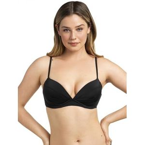 Smart & Sexy Women's Signature Lace Push-up Bra, Black Hue, 38B