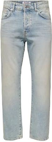 Onsedge - EDGE Mid Waist - Straight Fit Jeans - Gebleekt - Regular Fit
