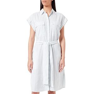 BOSS Dames C Driga gestreepte relaxed-fit hemdblousejurk met ceintuur, Open Miscellaneous994, 40