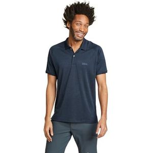 Eddie Bauer Men's Resolution Pro Short-Sleeve Polo Shirt 2.0 Med Indigo Large