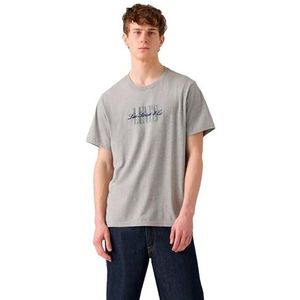 Levi's - Relaxed Fit T-shirt - Korte Mouwen - Zwart - Katoen