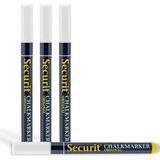 Securit vloeibare krijtstiften, kleine penpunt, 4-pack, wit (BL-SMA100-V4-WHI)