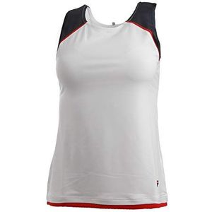 Fila Dames, Thekla Tank-Top wit, donkerblauw, M bovenkleding, M